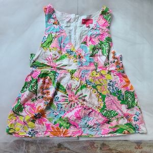 Lilly Pulitzer + Target tank top noise poisy XXL